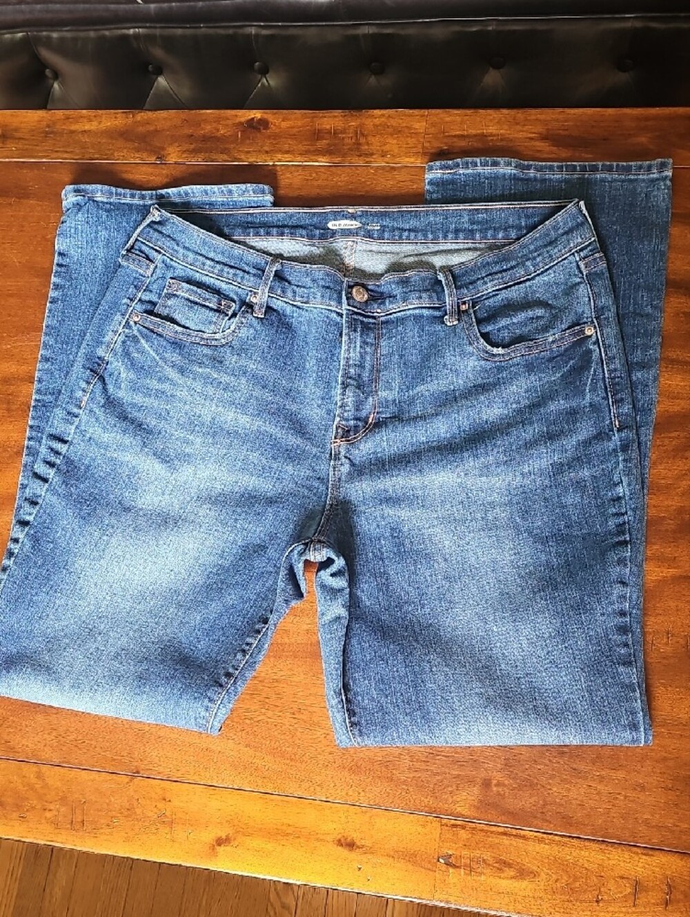 Old Navy Curvy Bootcut Blue Boot Cut Jeans. 14 SHORT.